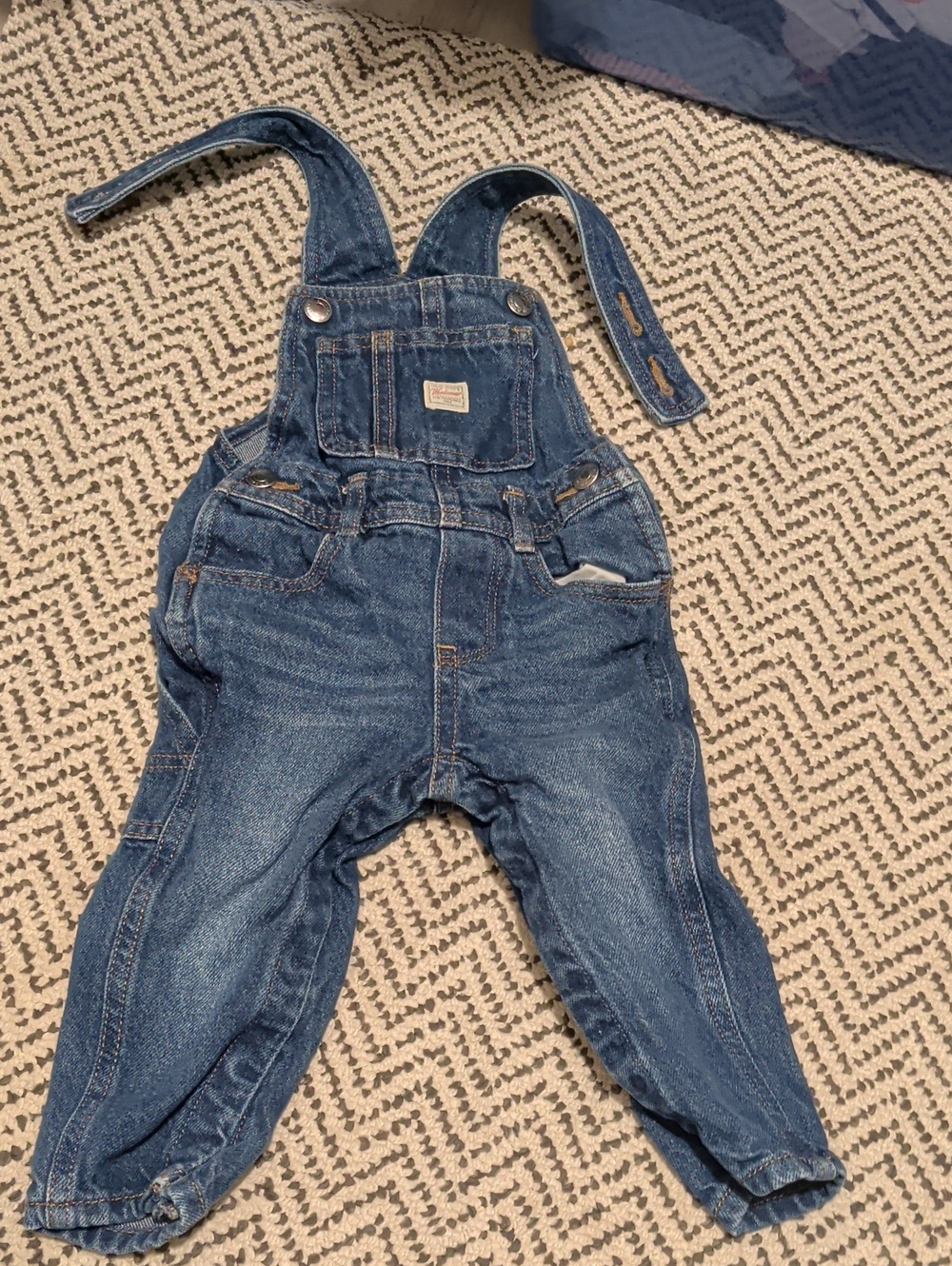 Old Navy Dark Blue Denim Kids Overalls